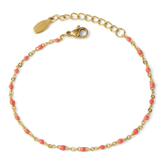 Wholesale Bohemian Simple Bracelet Titanium Steel